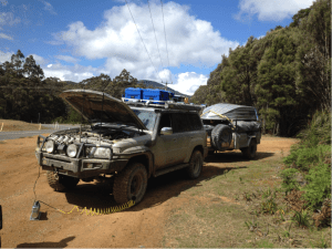 Airing up after Ring River Track