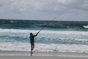 Not the best day to throw a line in but what the heck. I think i needed more lead.